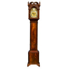 Antique Mahogany Grandmother Clock