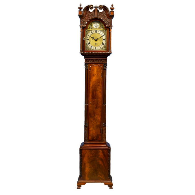 Mahogany Grandmother Clock