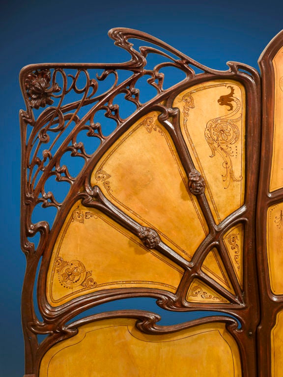 Rare lit Art Nouveau Excellent état à New Orleans, LA