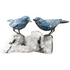 Blue Lapis Finches by George O. Wild