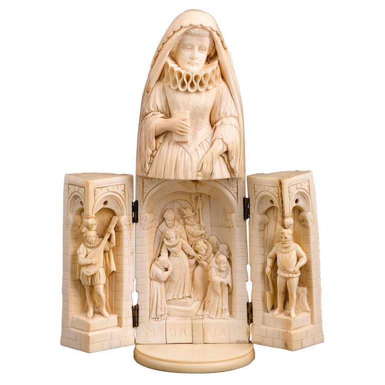 Mary, Queen of Scots Ivory Triptych