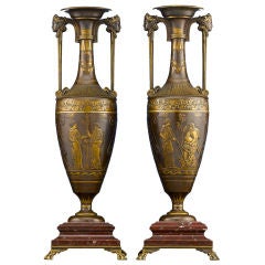 Barbedienne Classical Revival Urns