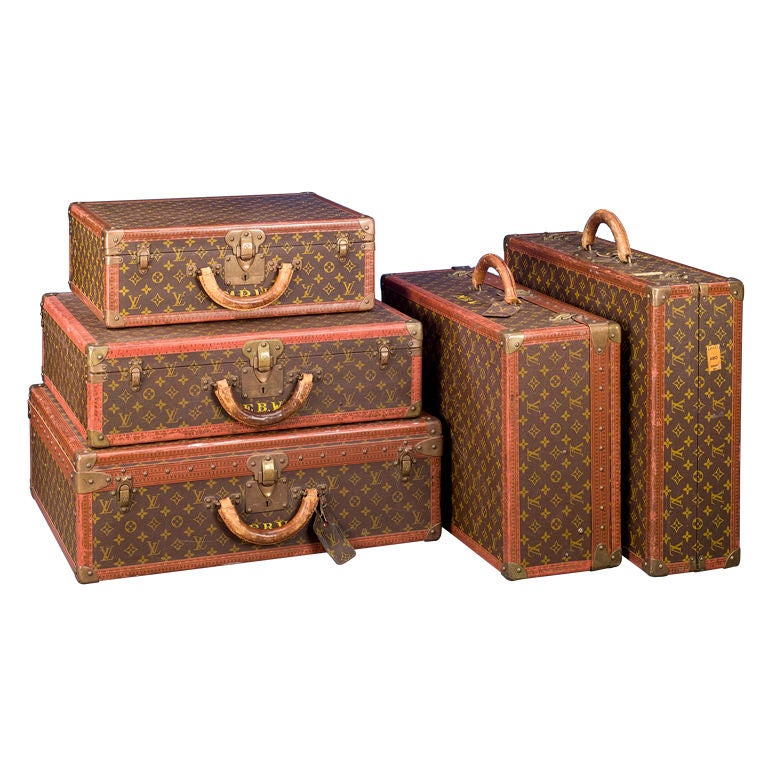 Five Pieces of Louis Vuitton Luggage