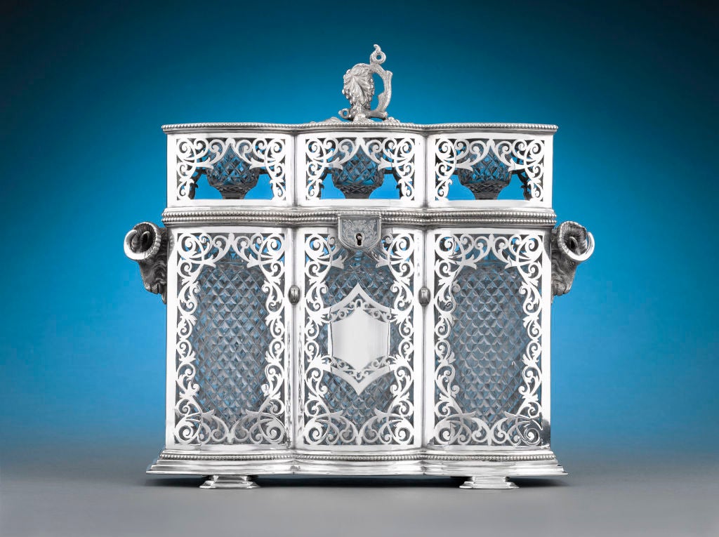 Sheffield Silver Plate Tantalus