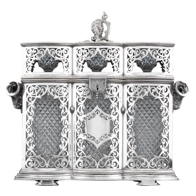 Sheffield Silver Plate Tantalus