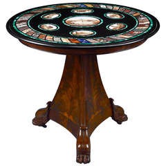 Antique Italian Micromosaic Table