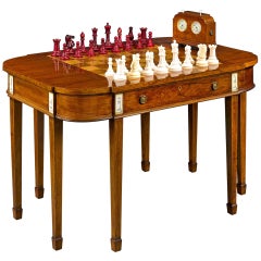 Used Jaques of London Chess Set Made for Joaquin Amarro