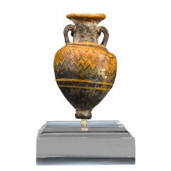 Ancient Eastern Mediterranean Glass Amphoriskos