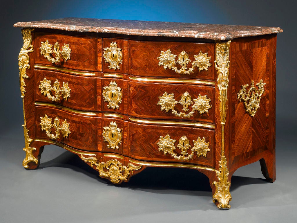 French Rare Arbalete Commode by Francois Garnier