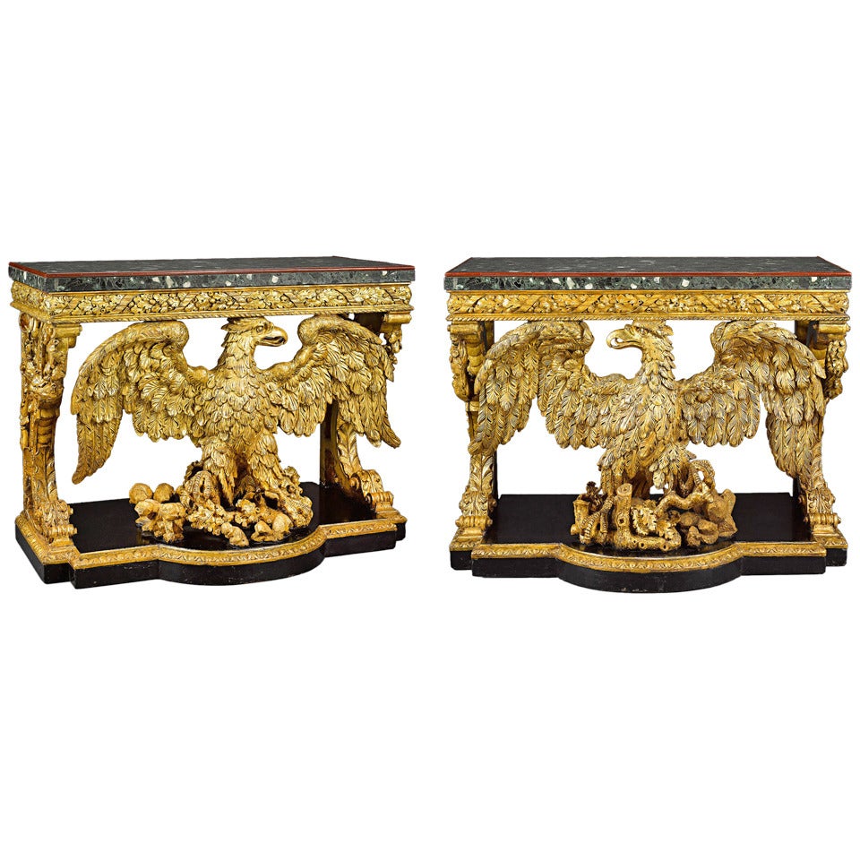 George II-Period Console Tables, Manner of William Kent 