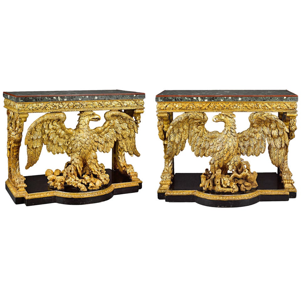 George II-Period Console Tables, Manner of William Kent