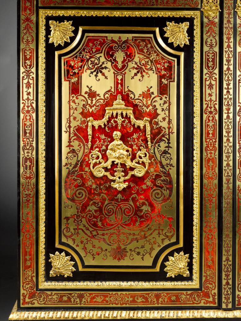 Louis XIV Stamped Boulle Cabinet by Nicolas Sageot