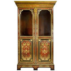 Stamped Boulle Cabinet by Nicolas Sageot