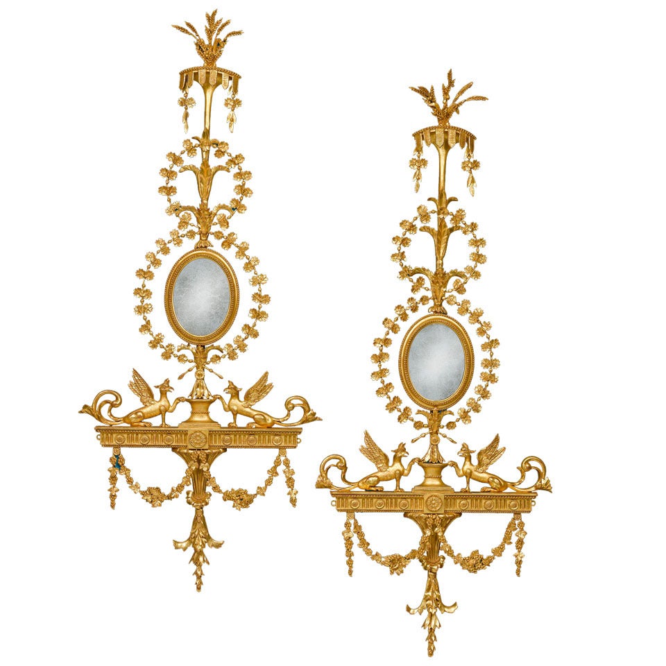 Adams Giltwood Girandole Mirrors