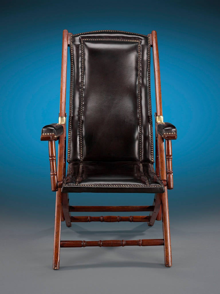 Pair of Military Campaign Chairs In Excellent Condition In New Orleans, LA