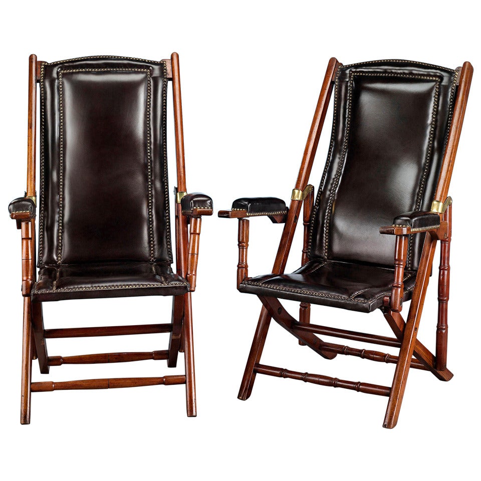 Pair of Military Campaign Chairs