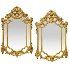 French Third Republic Giltwood Mirrors