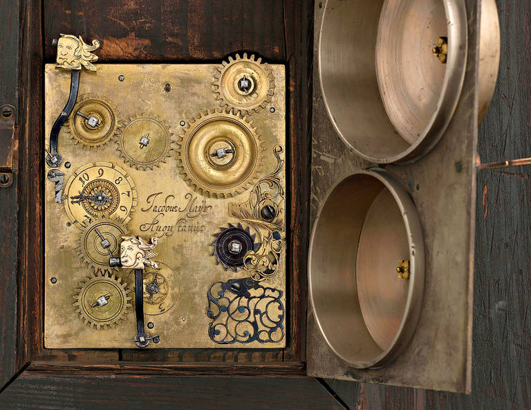 German Mantel Clock by Jacobus Mayr 1