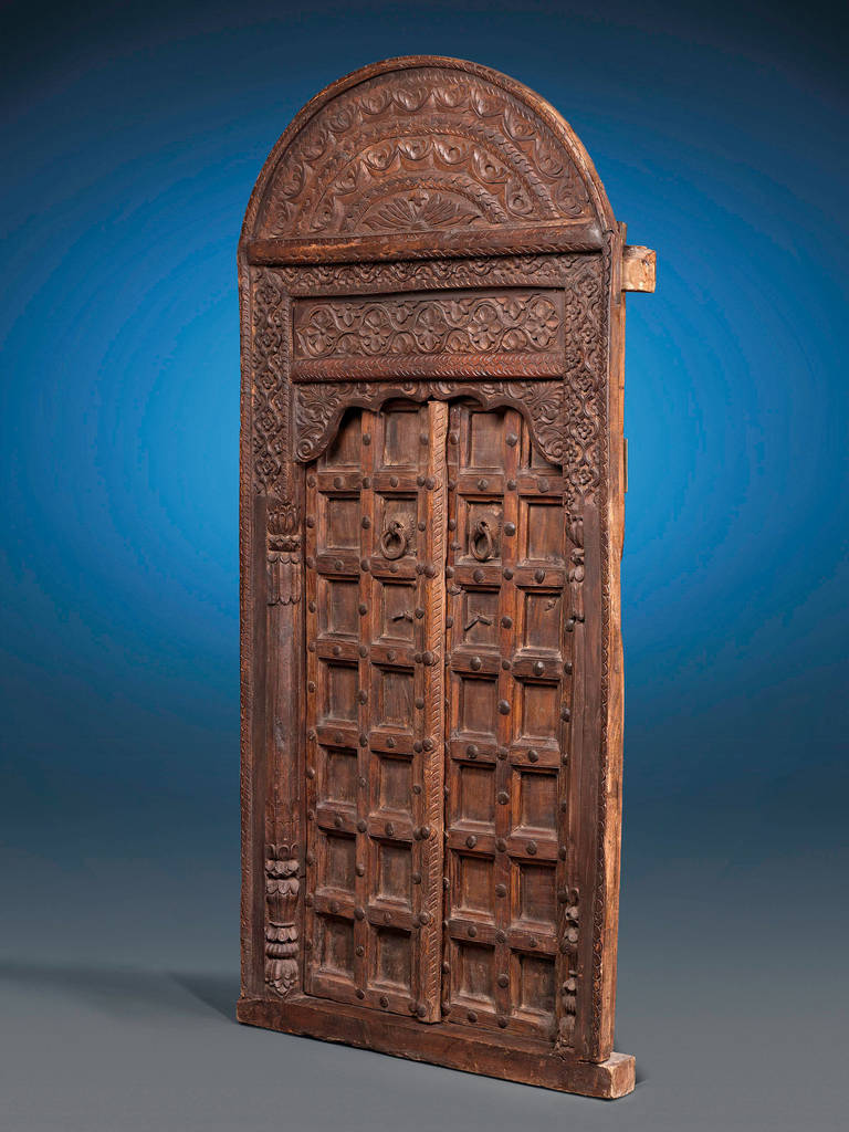 Moroccan Cedar Door, 16th Century In Excellent Condition In New Orleans, LA