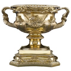 Silver Gilt Warwick Vase from Amir Habibullah Khan