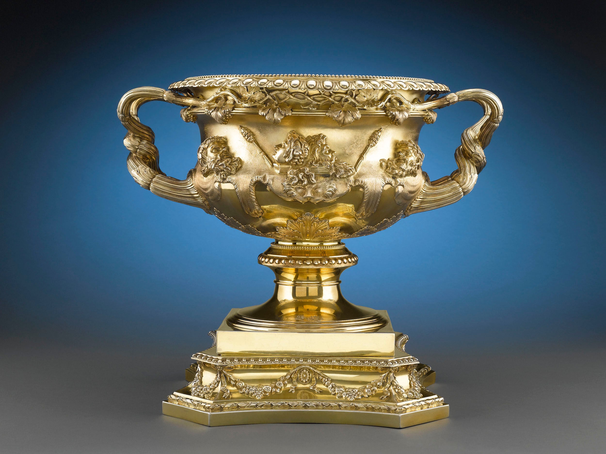Silver Gilt Warwick Vase from Amir Habibullah Khan