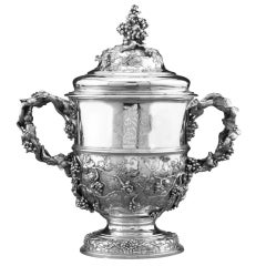 George II Silver Cup and Cover by Francis Nelme