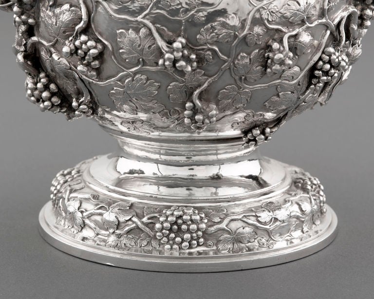 Mid-18th Century George II Silver Cup and Cover by Francis Nelme