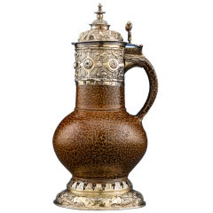 16th-Century Elizabethan Tigerware Jug