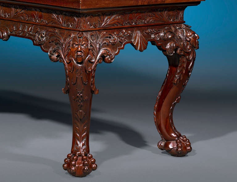 19th Century Irish Mahogany Side Wake Table