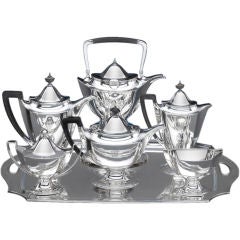 Tiffany & Co. Special Hand Work Silver Tea and Coffee Service