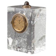 Hardstone Desk Clock by Boucheron