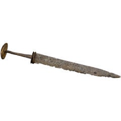 Antique Medieval Rondel Dagger