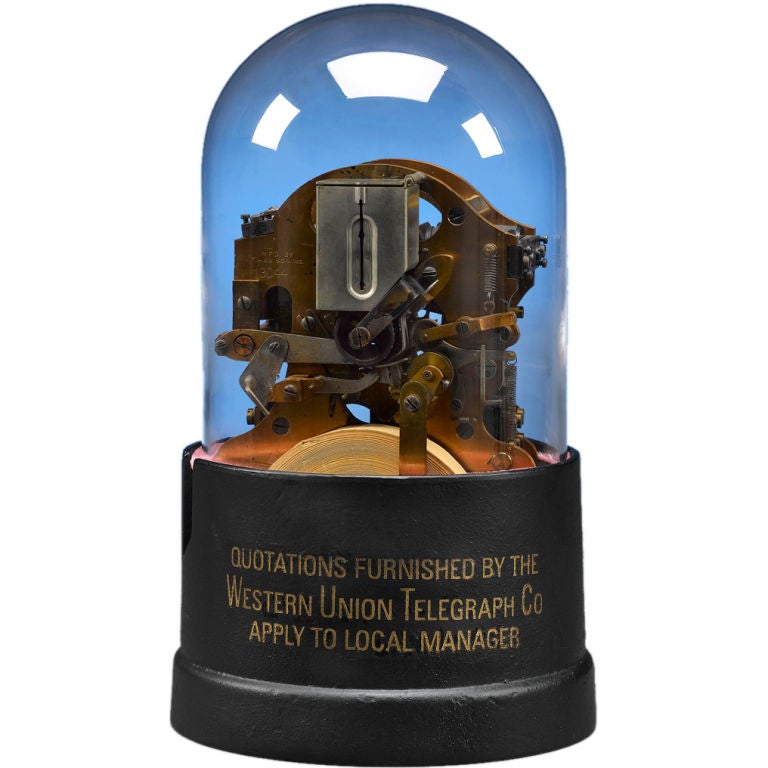 Thomas Edison Stock Ticker Telegraph