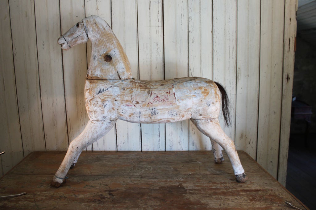 20th Century Wooden Horse For Sale