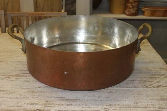 Set of Vintage Copper Pots - Cook Ware For Sale 3