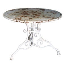 French Arras Iron Table