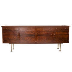 Vintage Rare Indian Rosewood Cabinet designed by Andrew J Milne