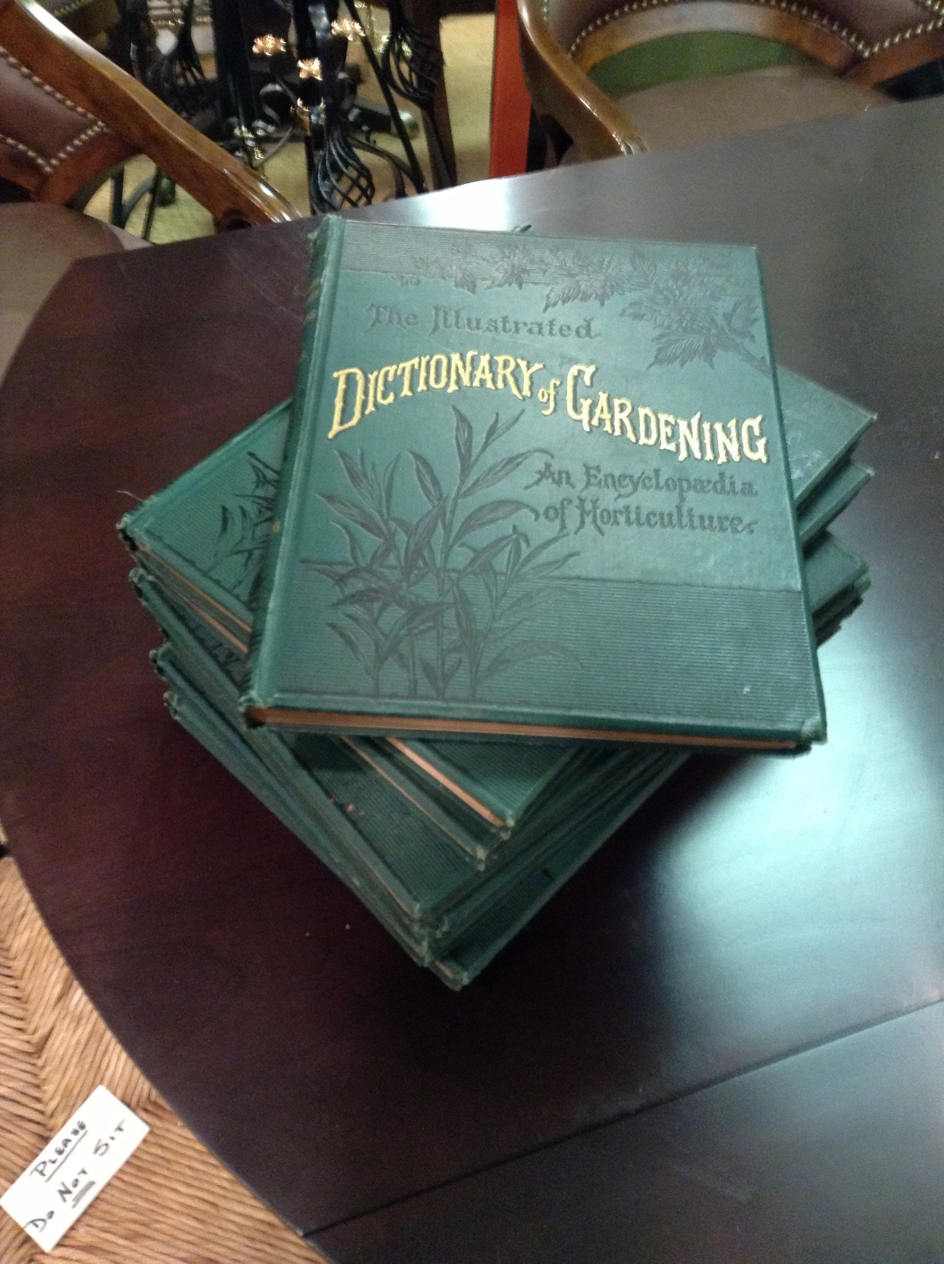 The Illustrated Dictionary of Gardening - An Encyclopedia of Horticulture 8 Vol 