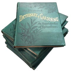Antique The Illustrated Dictionary of Gardening - An Encyclopedia of Horticulture 8 Vol 