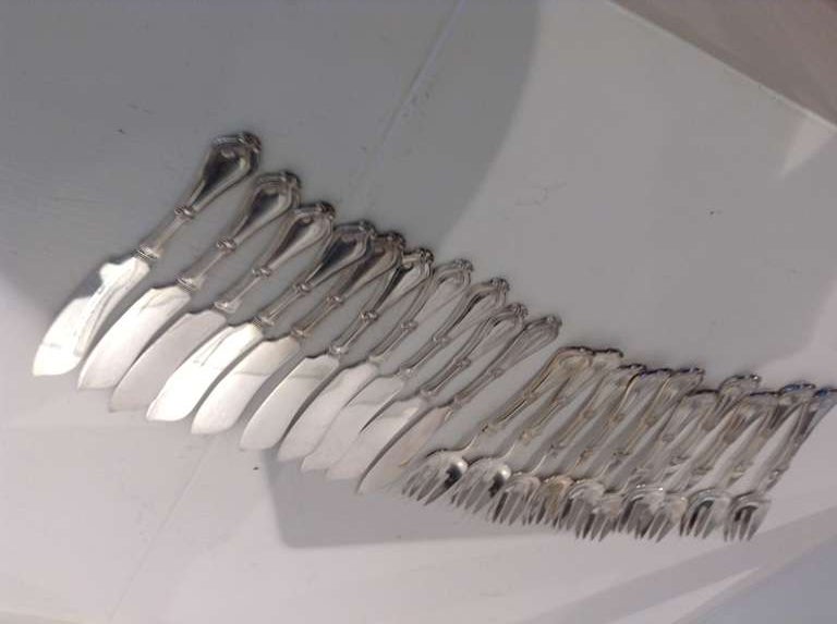 Tiffany Set Of Fish Eaters - Set Of 10 Pairs