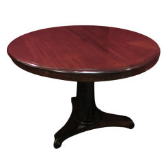 English  Mahogany  Circular Tilt Top Breakfast Table