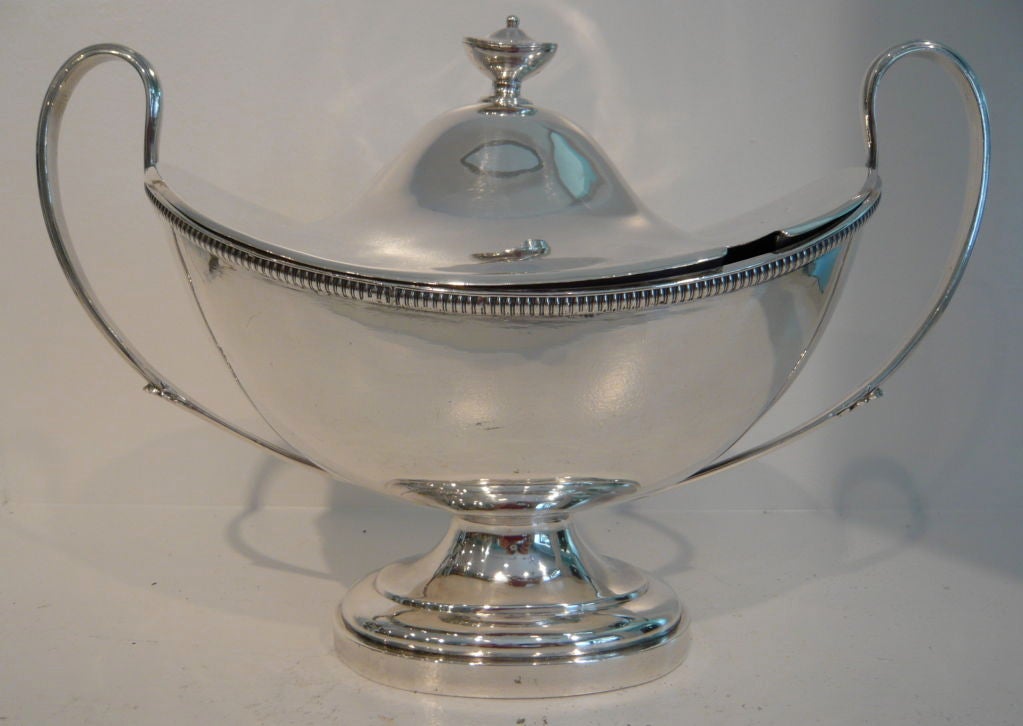English Sheffield Soup Tureen