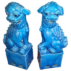 Antique Pair Of Chinese Foo Dogs