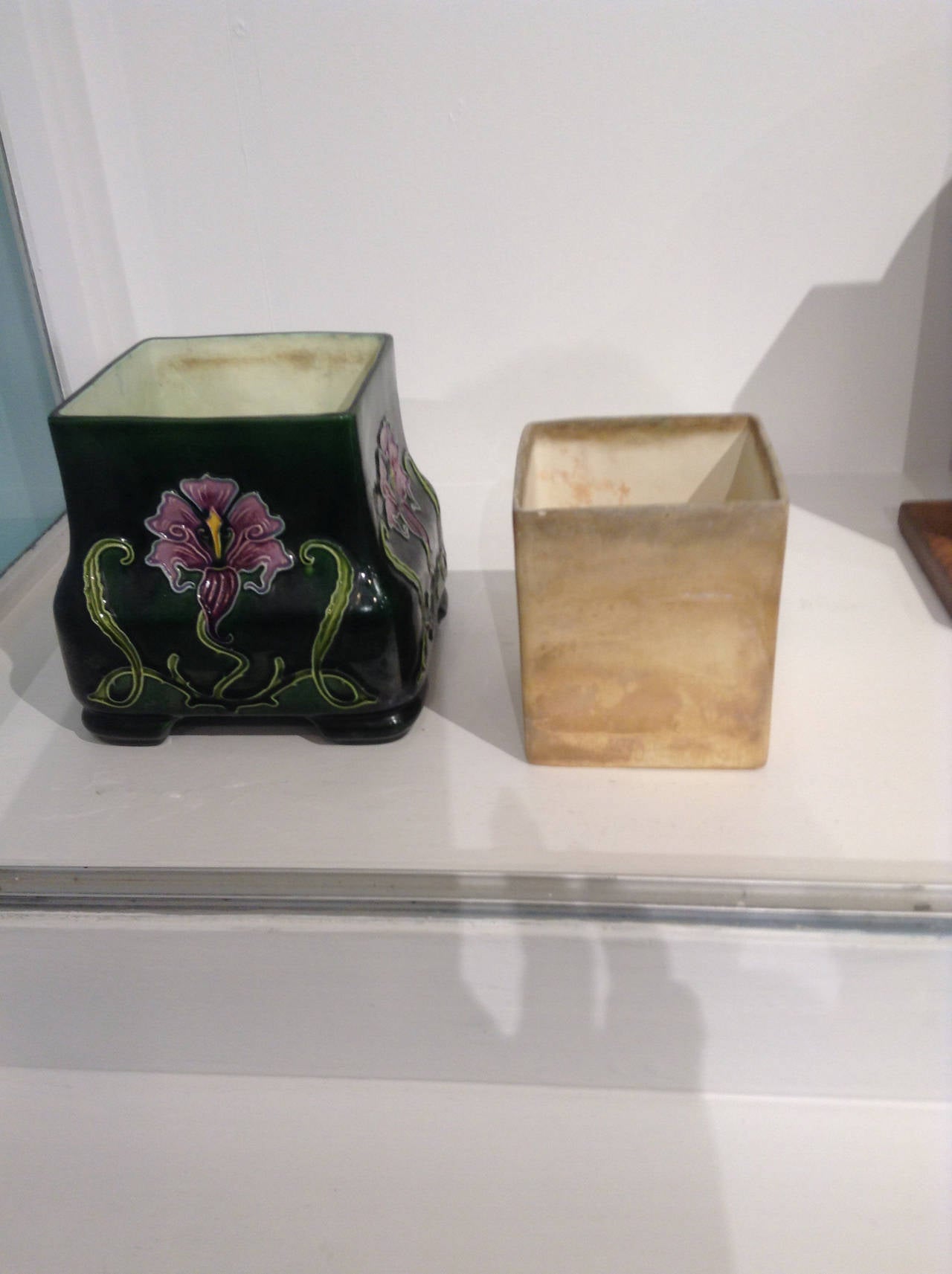 Majolica Art Nouveau Austrian Jardinere