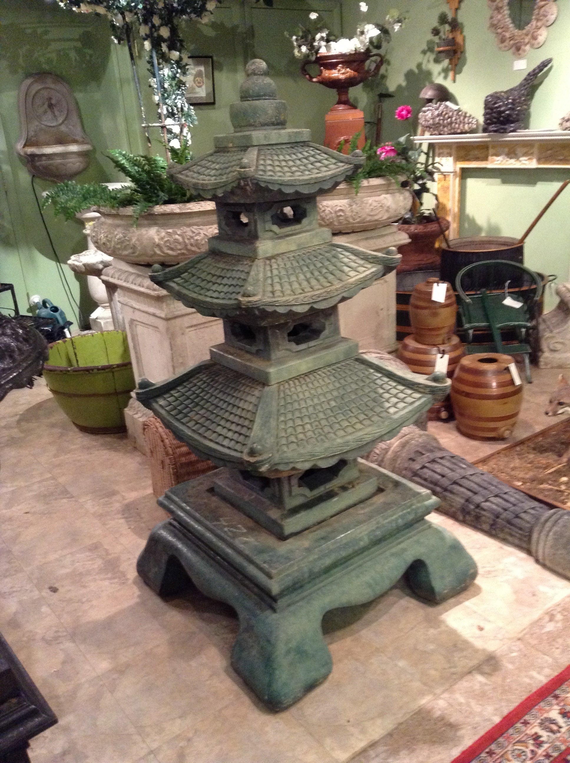 Chinese Pagoda Garden Statuary