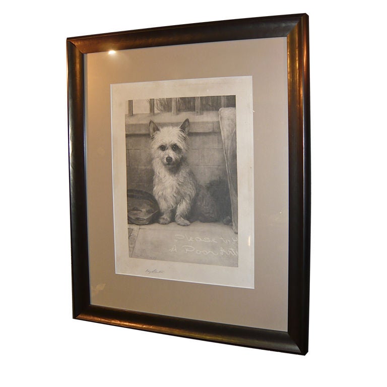 Signed Terrier Print by Scottish Artist Charles Kay Robertson
