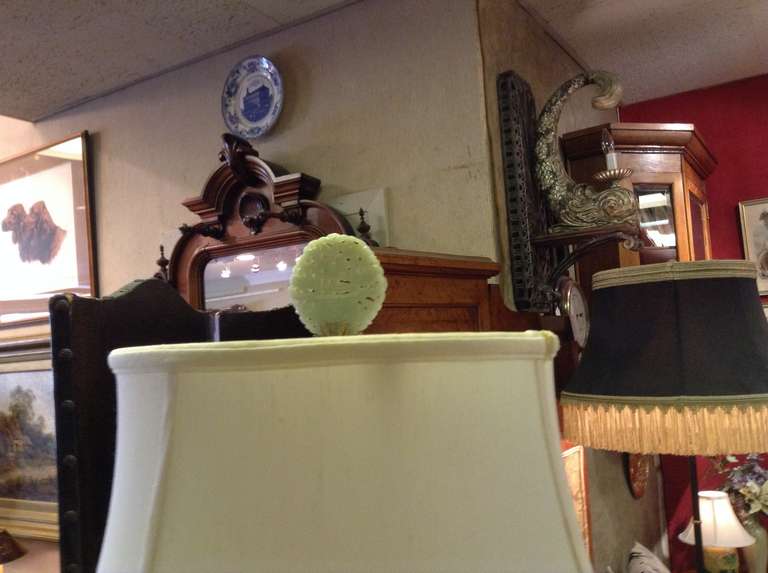 Chinese Asian Celadon Table Lamp For Sale