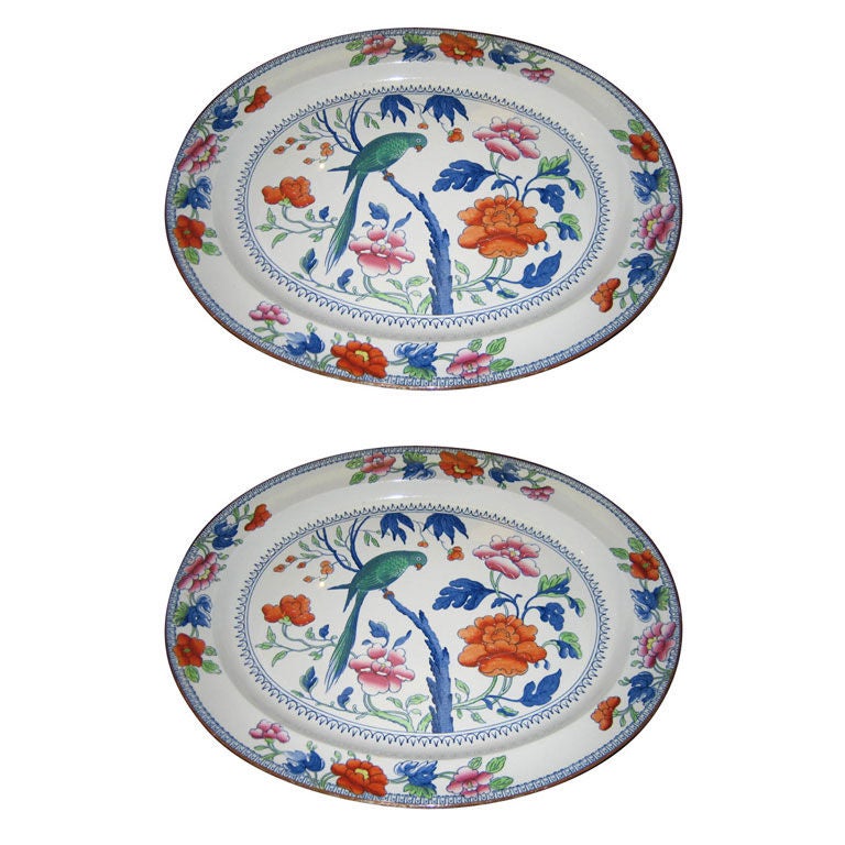 Pair Of English Graduated Ashetts/platters For Sale