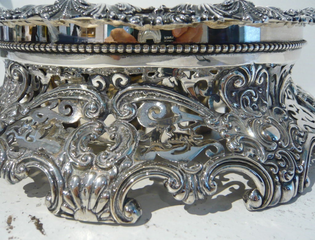 Silver Plate Late Victorian Period Silverplate Centerpiece For Sale