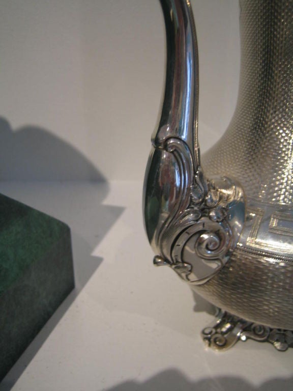 Neo Classical Silver Coffee Pot For Sale 2